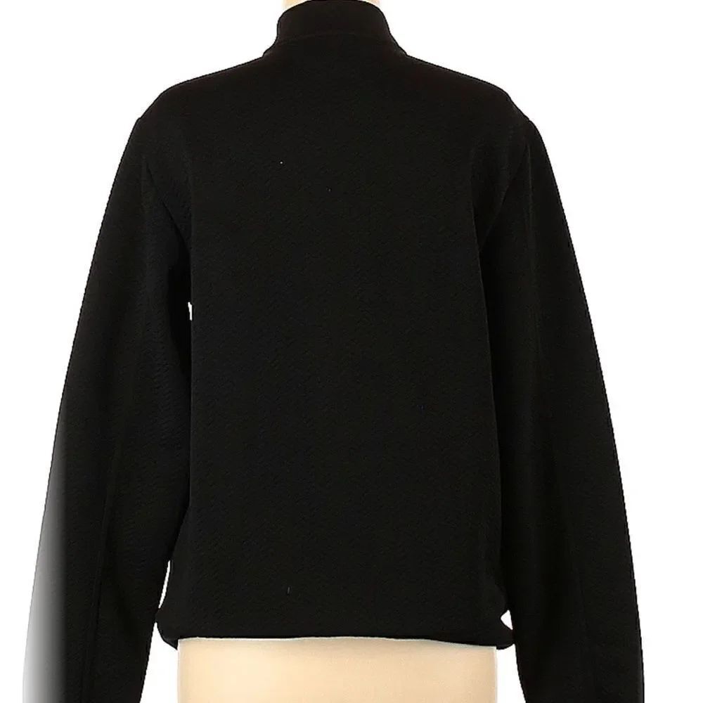 Guess medium black zip up jacket coat - Picture 3 of 5
